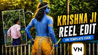 Instagram Trending Krishna Ji Reel Edit 🔥 | VN Template Code Editing screenshot 1