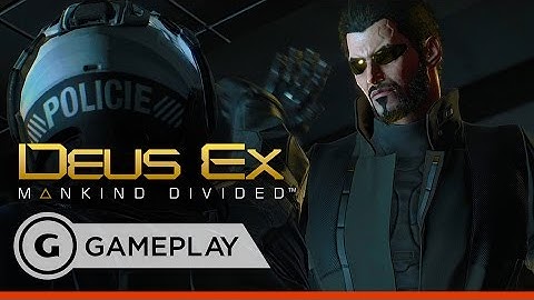 Stealth, Hacking, and Exploring - Deus Ex: Mankind Divided Gameplay