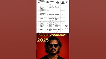 2025 TNPSC Group 2/2A Notification out| Group 2 Interview post vacancy#group2  #group2notification