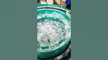 Pen cover cap placing locking assembly machine line working video