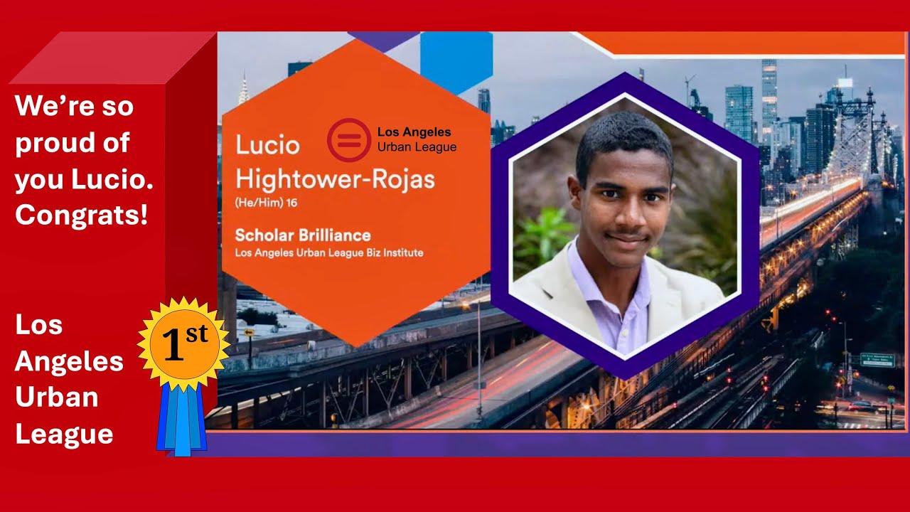 LAUL Student Lucio Hightower-Rojas' Brilliant 1st-Place Winning Entrepreneurship Presentation