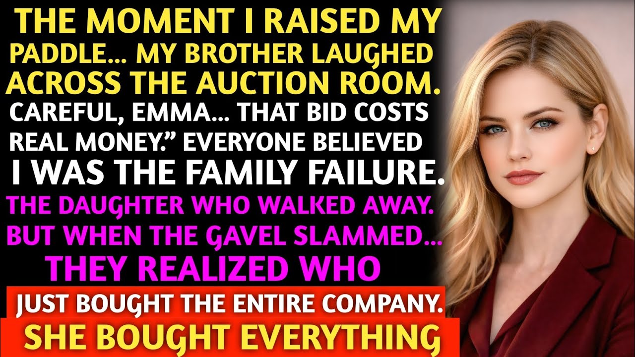 My Brother Laughed When I Started Bidding… Then the Room Went Silent