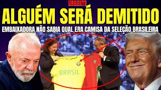 URGENTE VERGONHA DA COPA! EMBAIXADORA DO BRASIL NOS EUA NÃO SABIA NEM QUAL ERA A CAMISA DA SELEÇÃO