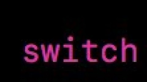 7a - Basic Switch in Swift using Strings