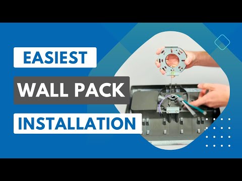 LED Wall Pack Bronze - Forward Throw - Glass Lens - JPACK Series product video