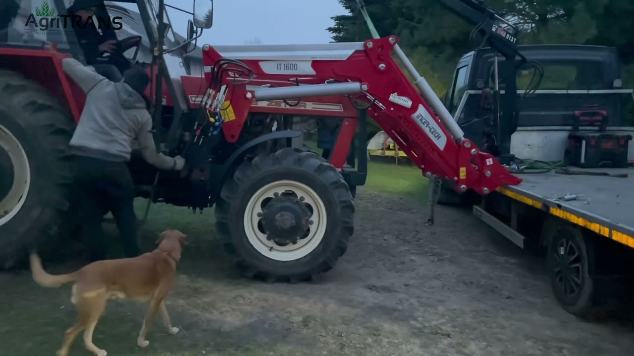 Nowy nabytek Ładowacz TUR Inter-TECH Montaz ładowacza Zetor 8145 AgriTrans Maszrol Ursus 914