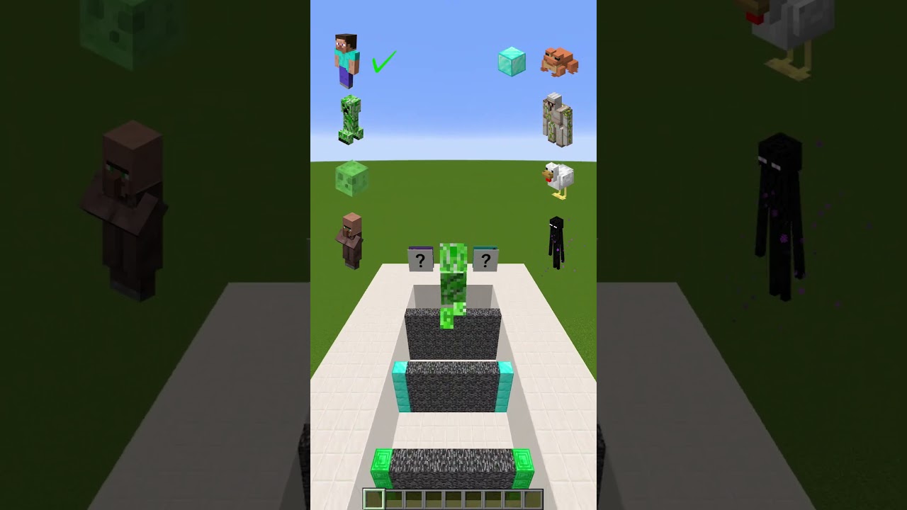 Who will get past all these walls on Minecraft!