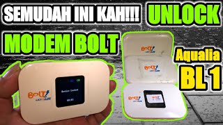 UNLOCK MODEM BOLT AQUALIA BL1‼️  BER NOSTALGIA LAGI⁉️ JKS opreker handphone