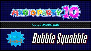 Mario Party 10 1-Vs-3 Minigame Bubble Squabble