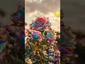 虹色に輝くバラの奇跡【癒しのヒーリング映像】 #癒し #リラックス #虹色のバラ