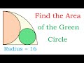 Understanding Tangent Circles and Calculating Areas