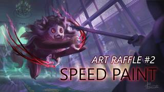 Art raffle prize #2 | Nyx - Speed painting