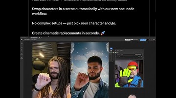 Wan 2.2 Animate → Character Replacement on Comfy Cloud (source: Official Comfyui)