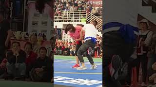 Both Young And Strong Opponents - Traditional Freestyle Mixed Wrestling Between Girl Vs Boy Match