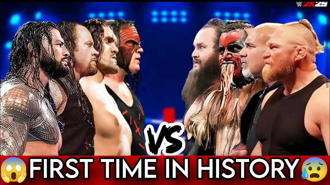 🔥НЕОЖИДАННЫЙ МАТЧ😱 КОМАНДА РОМАН РЕЙНС против КОМАНДЫ БРОК ЛЕСНАР