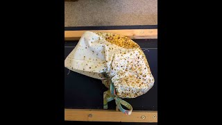 Make a Scrub Cap (bouffant style) - Tutorial