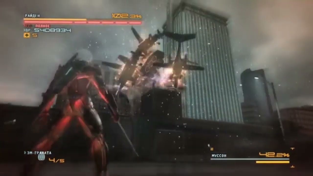 Monsoon Battle Metal Gear Rising but with Spark The Electric Jester music…