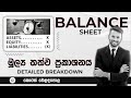 Balance Sheet Detailed Sinhala GUIDE for Investors | Stock Market