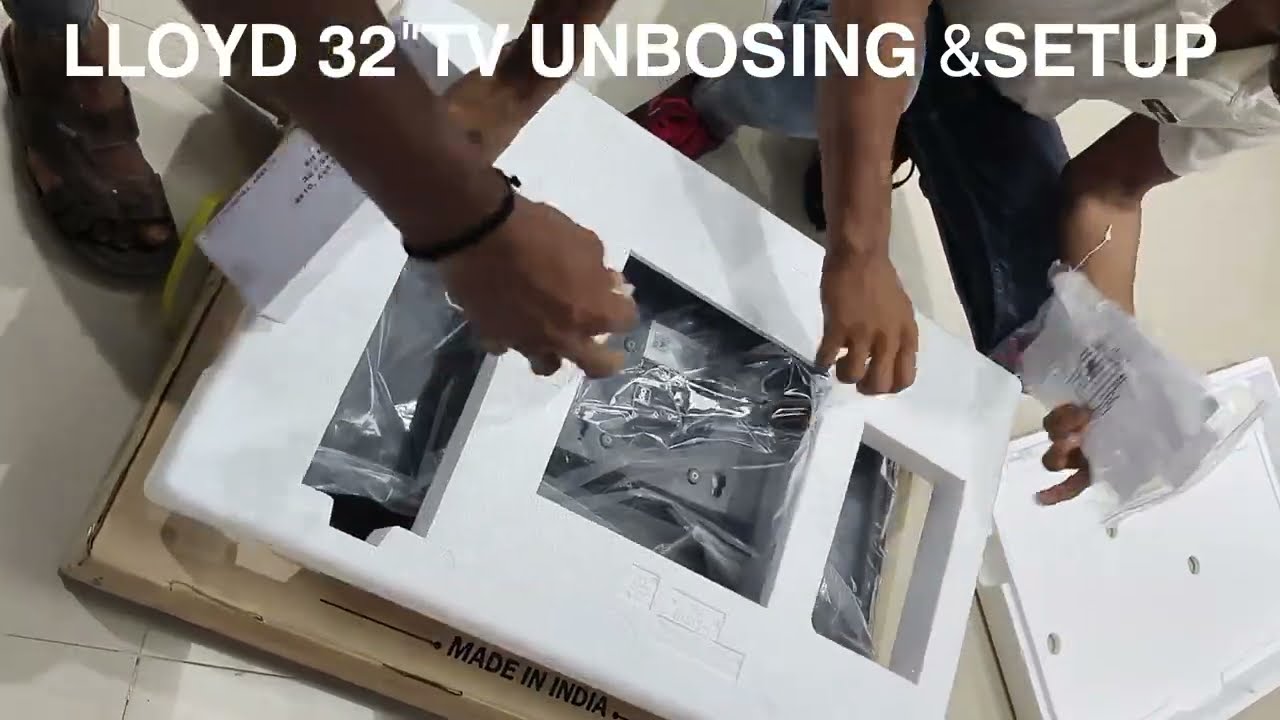 LLOYD smart TV 32" UNBOXING AND SETUP 