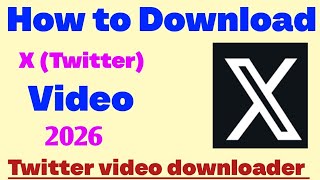 How to Download X ( Twitter ) Video | Twitter (X) video kaise download kare.