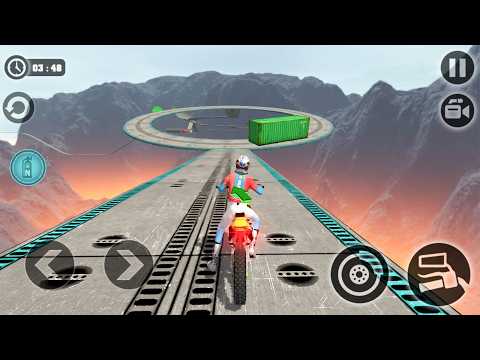 Impossible Motor Bike Stunt – New Yellow Moto Bike Unlocked Gameplay (Android) 🏍️🔥Levels 8&9