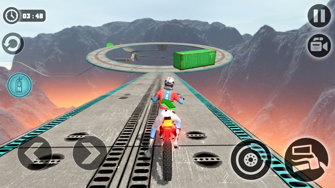 Impossible Motor Bike Stunt – New Yellow Moto Bike Unlocked Gameplay (Android) 🏍️🔥Levels 8&9