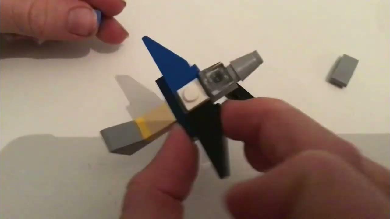 How to build mini Lego fighter plane YouTube