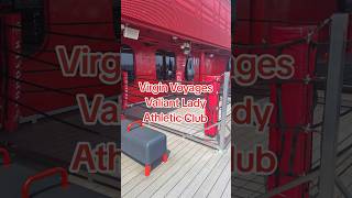 Virgin Voyages Valiant Lady Athletic Club area!🥊❤️🚢  #VirginVoyages #AthleticClub #ValiantLady