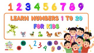 Learn Numbers 1 to 20 | Fun and Educational Video for Kids