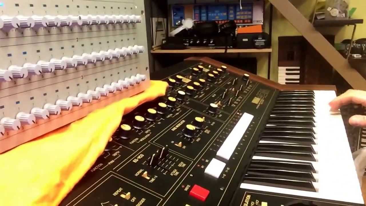 Doepfer MAQ 16/3 First try with Yamaha CS-40M