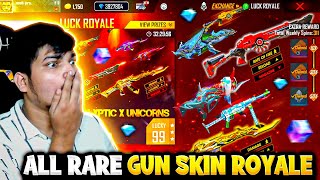 Free Fire Rarest Gun Skins Royale😍 -Garena Free Fire