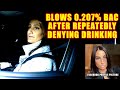 Drunk 25-Year-Old Repeatedly Denies Consuming Alcohol (0.207% BAC)