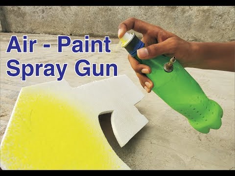 How to make Paint Spray Gun | Using Compressed Air