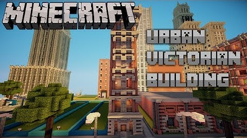 Minecraft Lets Build | Urban Victorian Building | Part 5
