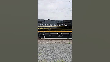 CSX Seaboard Coast line Heritage Locomotive