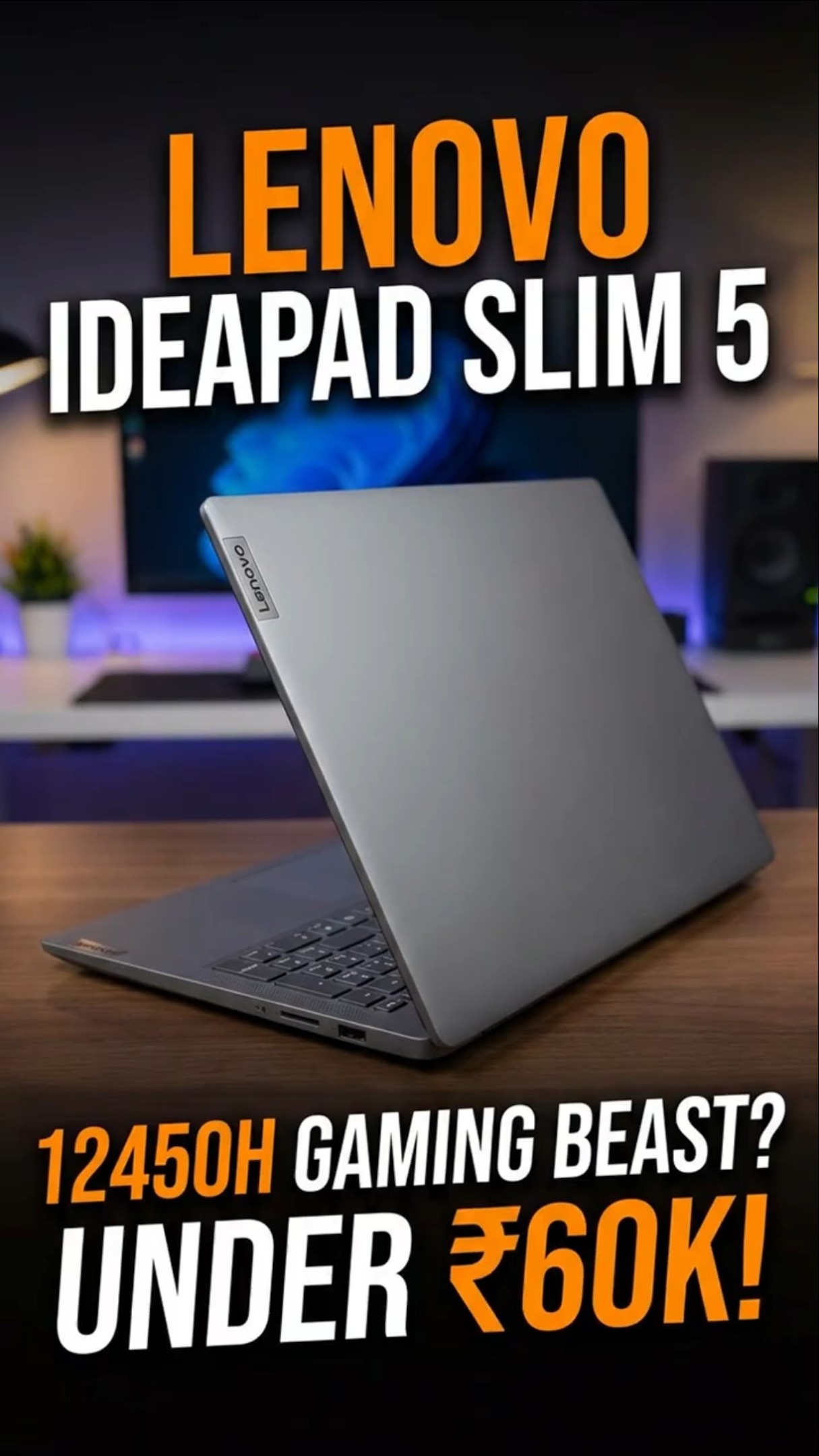 Lenovo Ideapad Slim 5 Core i5 12450H IPS Laptop - YouTube