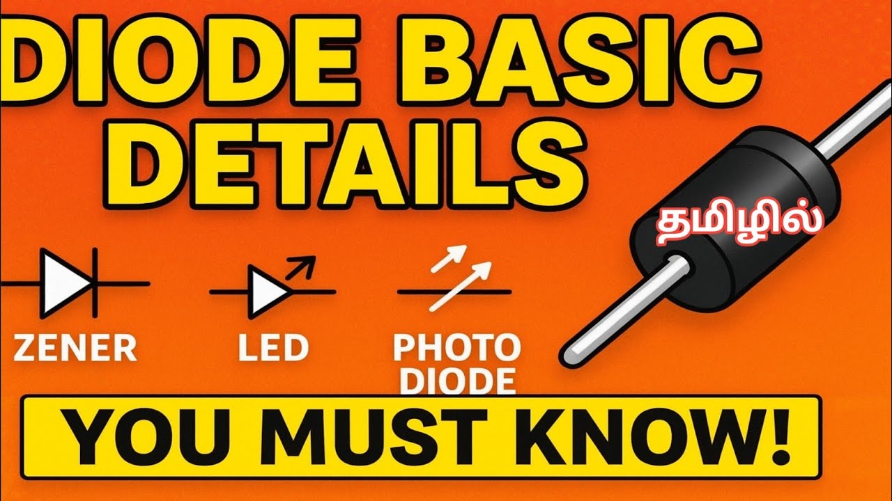 Diode Basic Details | Zener Diode | LED | Photo Diode | Practical Demo ...