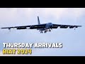 RIAT THURSDAY ARRIVALS • F-35s, B-52 (Weds), KC-10 and more!