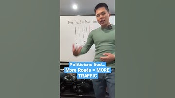 Simple solution to traffic is adding more roads right? No! It’s the opposite #shorts #mathshorts