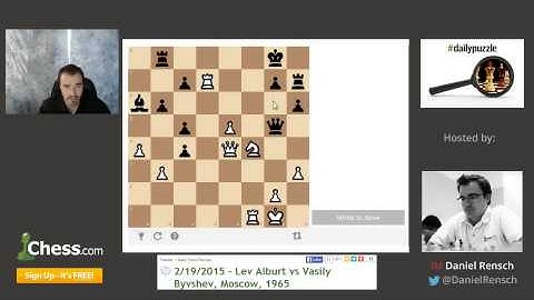 Your Daily Chess Puzzle: February 19th, 2015!