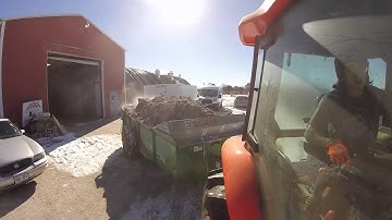 Empty Room 4 and Spreading Compost in Field