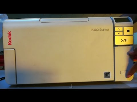 Kodak i3400 Scanner - How to Clean Scanner