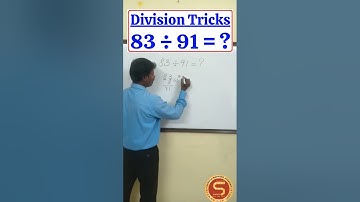 (Shorts-607) Divide | Division | Division Tricks |Maths |Math |Maths Tricks #shorts #trending #viral