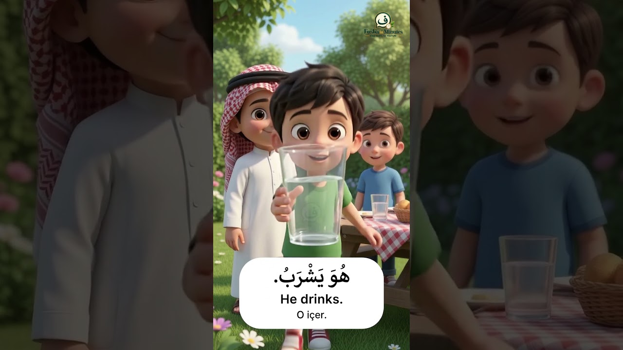 Learn هُوَ (He) in Arabic Through Actions | Easy Fusha