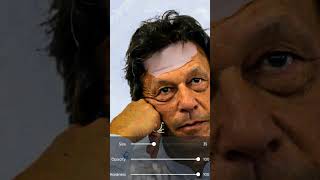 Imran Khan - Autodesk - PicsArt Photo editing.! #pti #imrankhan  #shorts #smooth #face #editing screenshot 5