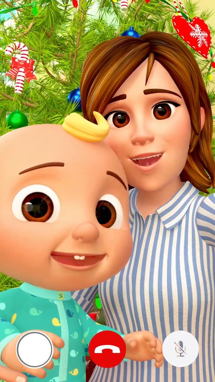 Ring Ring! Baby JJ FaceTimes you to say MERRY CHRISTMAS??! #cocomelon #christmas #shorts