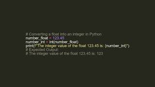 Python - int(): Understanding Numeric Data Type Conversion