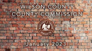 Wilson County Commission   January 2023