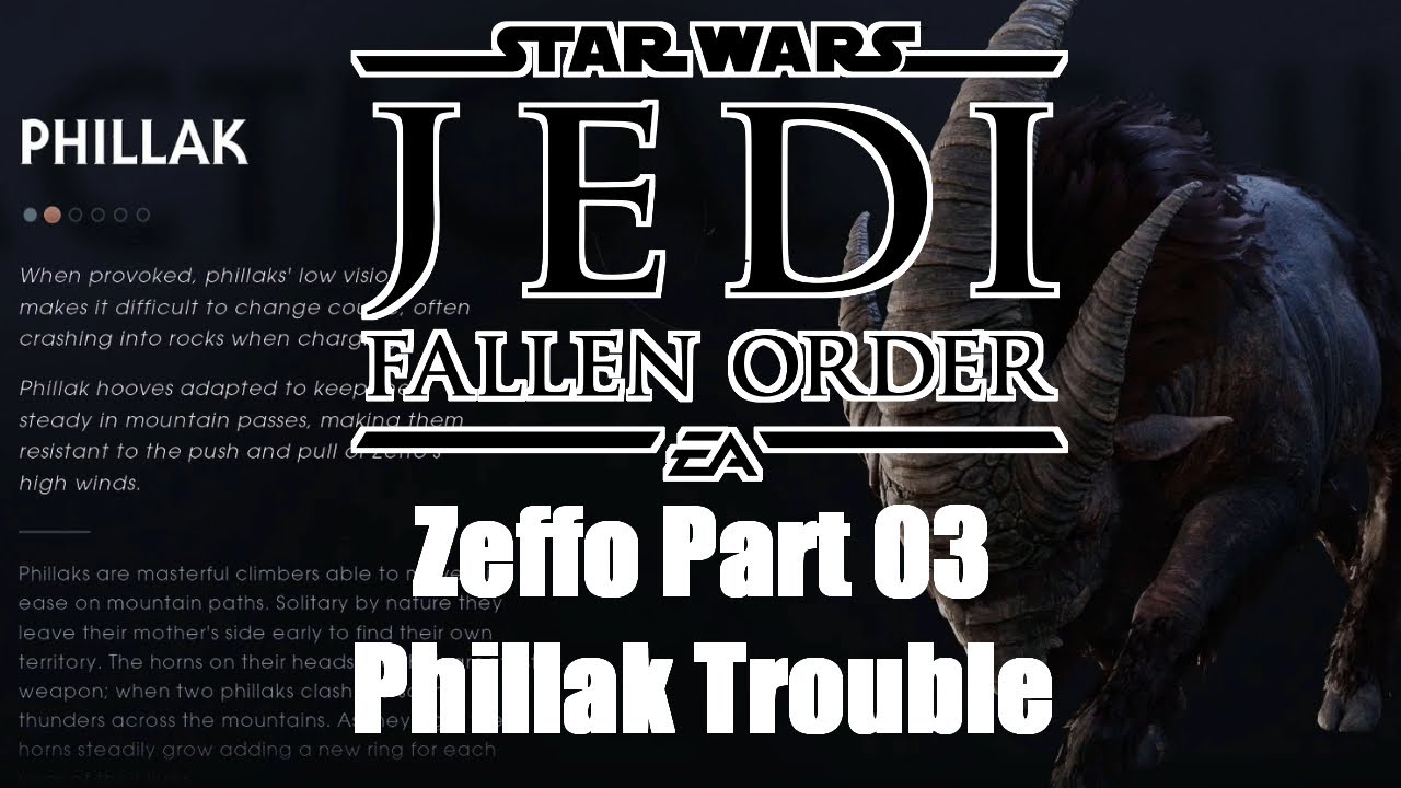 Jedi Fallen Order EP03 - Zeffo Part 03 Phillak Trouble