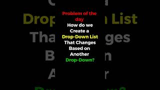Excel Challenge: Create a Drop-Down List That Changes Automatically